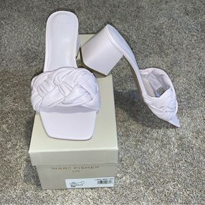 Leather Slip-On Heels